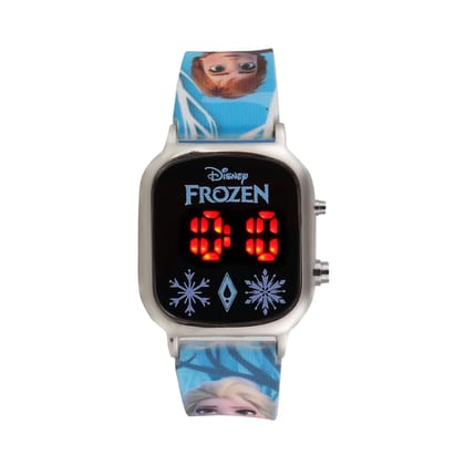 Disney Frozen Wrist Watch Square Shape Kids Digital Wrist Watch Multicolor Birthday Gift for Girl Age 3 to 12 Years