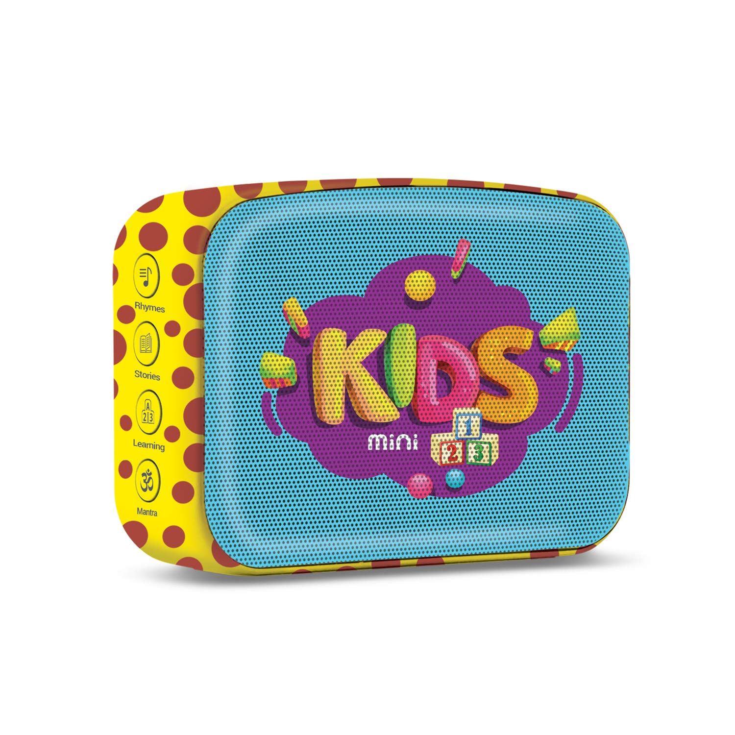 Carvaan Saregama Mini Kids - Pre-Loaded with Stories, Rhymes, Learnings, Mantras with Bluetooth/USB/Aux in-Out