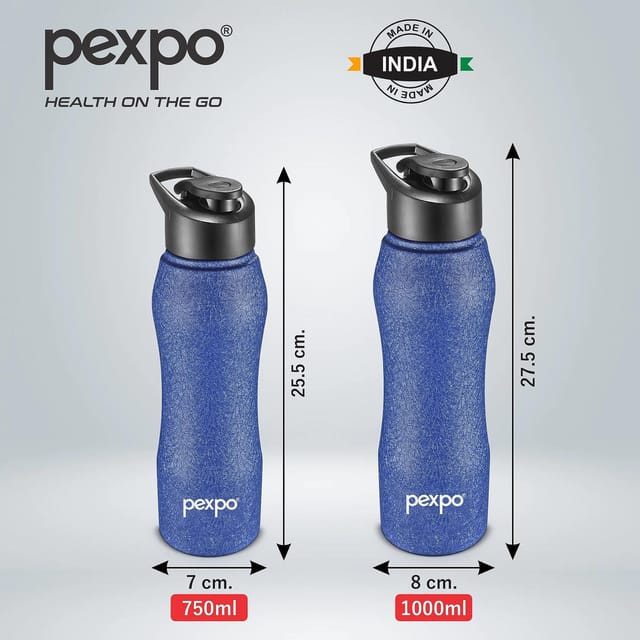 Pexpo Stereo-PU Insulated 4 Hours Warm & Cold 700 ml | Safe & Portable  (Stainless Steel)