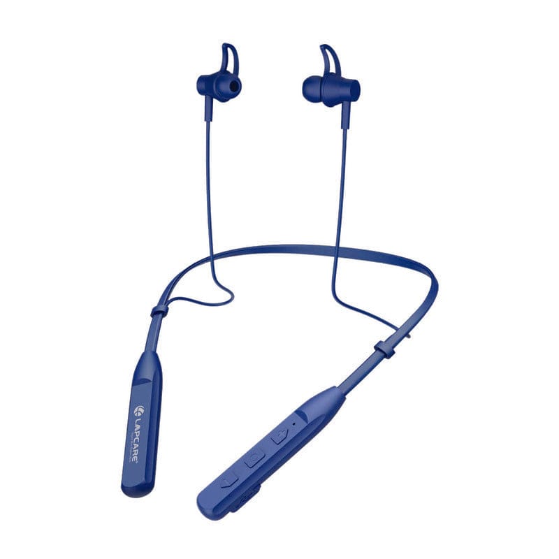 Lapcare Wooband 105 Wireless Neckband Blue (LNB-123)