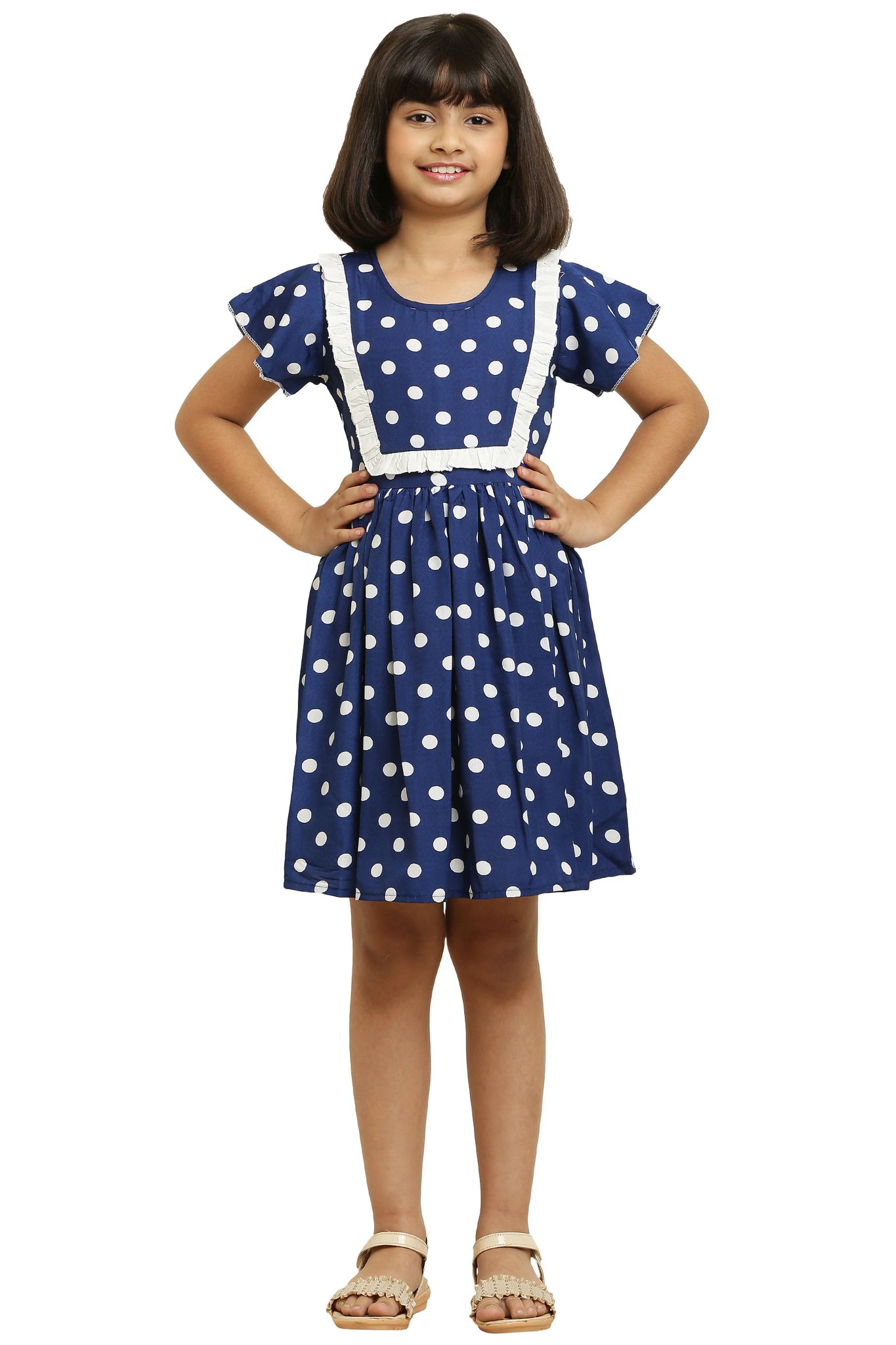 Pretty Trendy Blue Frock & Dress For Girls.