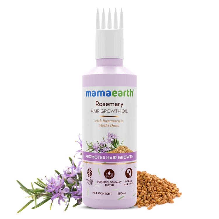 Mamaearth Rosemary Hair Growth Oil With Rosemary And Methi Dana (150ml)