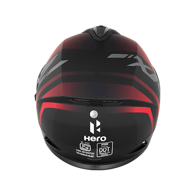 HERO GENUINE XMR BRAZEN TURBO RED MATTE HELMET M-99700ZZZE21T01S