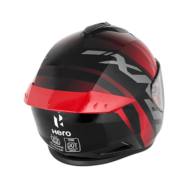 HERO GENUINE XMR BRAZEN TURBO RED GLOSS HELMET L-99700ZZZE31S01S