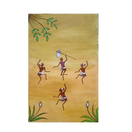 Handcrafted Kurumba Painting (12*8 Inches)