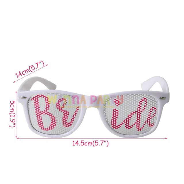 AMFIN® Bride to be decoration/Bride to be props for bachelorette party/Bride  to be Glasses/Sunglasses Bride to Be/Bridemaids Glasses - Pack of 1 :  Amazon.in: Clothing & Accessories