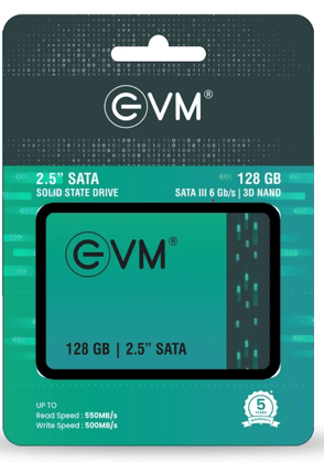 EVM 128GB SSD - 2.5 Inch SATA Solid-State Drive - Faster Boot-Up and Load Times  (EVM25/128GB)