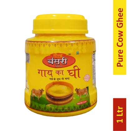 Gold Bansari Premium Pure Desi Cow Ghee Better Digestion&Immunity 1 Litre (Pack Of 1)