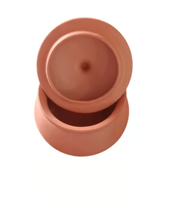 Clay Dal Handi Cooking Pot with Lid