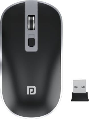 Portronics Toad 14 / Runs on single AA Battery,upto 1400 DPI,30 Lakhs + click life Wireless Optical Mouse  (2.4GHz Wireless, Black)