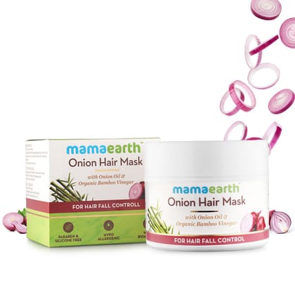 Mamaearth Onion Hair Mask For Hair Fall Control (200gm)