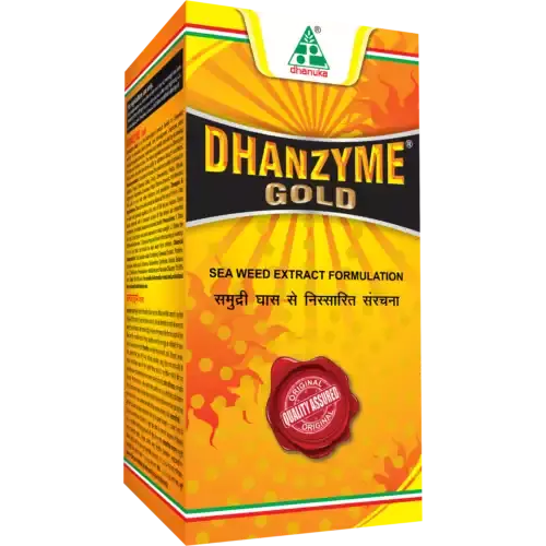 Dhanuka Dhanzyme Gold Liquid , Plant Growth Regulator, Provides Oxygen, Cytokinin, Hydrolysed To PlantsIn Stock