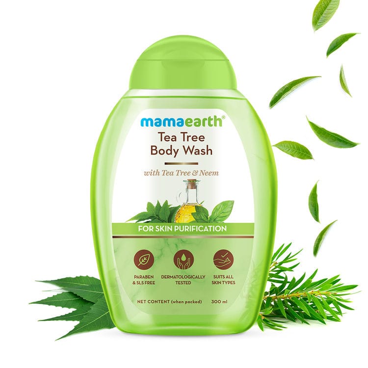 Mamaearth Tea Tree Body Wash With Tea Tree & Neem For Skin Purification (300ml)