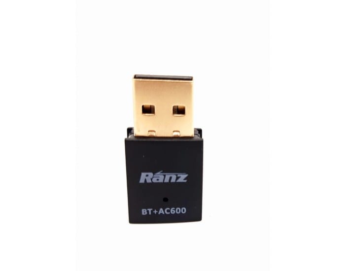 Ranz 2in1 USB 600Mbps Dual Band Wifi with Bluetooth 5.0 Adaptor