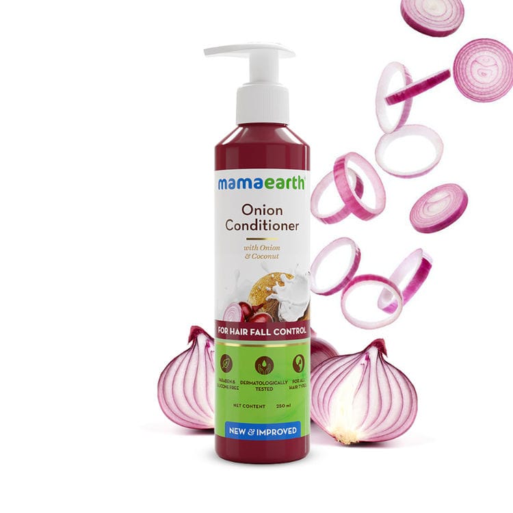 Mamaearth Onion Conditioner For Hair Fall Control With Onion & Coconut (250ml)