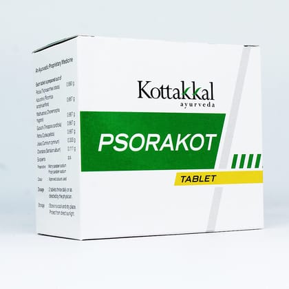 Arya Vaidya Sala Kottakkal Ayurveda Psorakot 100 Tablets Pack