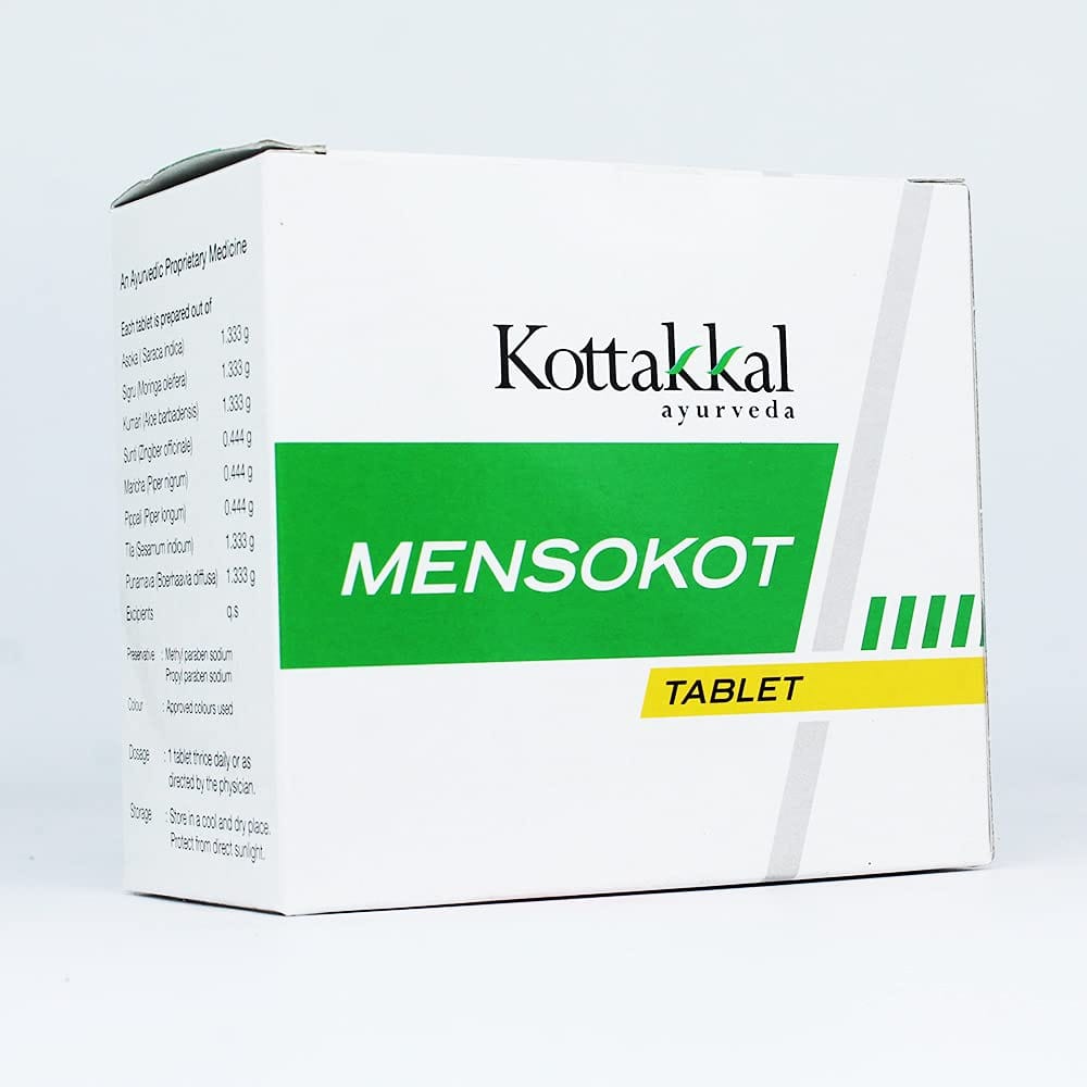 Arya Vaidya Sala Kottakkal Ayurveda Mensokot 100 Tablets Pack