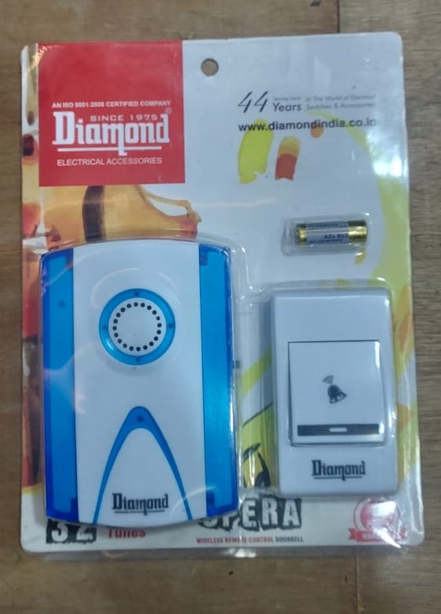 DIAMOND WIRELESS REMOTE CONTROL DOORBELL