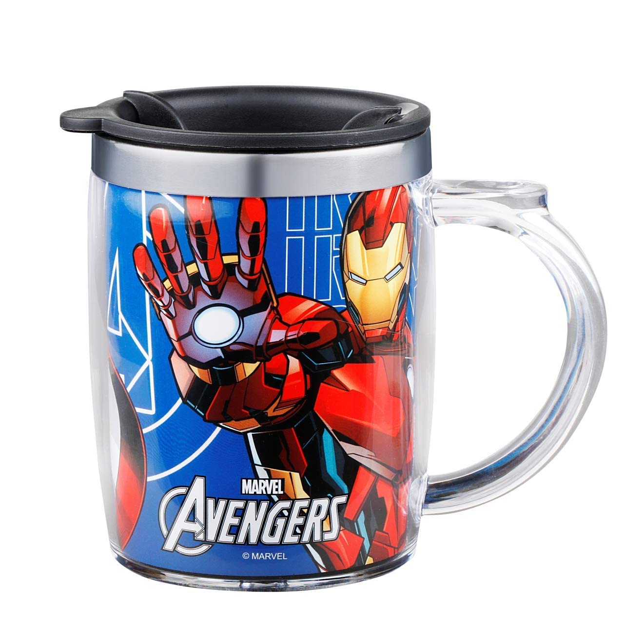 Neelu Cherry Avengers Stainless Steel Mug with Sipper Lid 350 ml