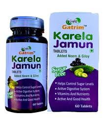 Gatrim Karela Jamun Tablets 60