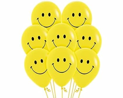 Crazy Sutra Smiley Balloons 50 pcs for Birthday / Anniversary Party Decoration