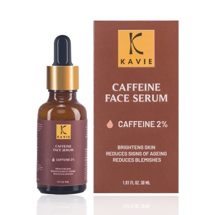 Caffeine Face Serum - Caffeine 2% , Retinol, Hyaluronic Acid, Safflower Oil - Anti-Aging, Hydrates skin, Brightening | Reduces fine lines and wrinkles and Skin Renewal