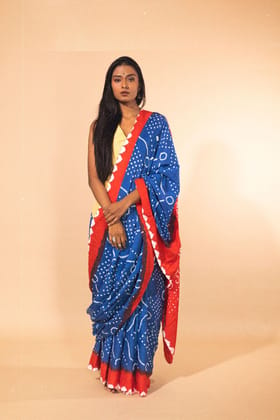 Utsav silk cotton saree - Abeer