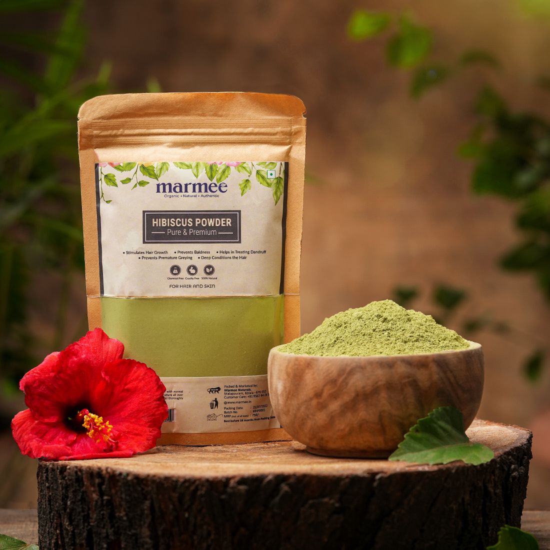 ORGANIC HIBISCUS LEAF POWDER