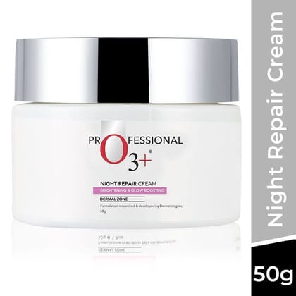 O3+ Night Repair Cream Brightening & Glow Boosting (50gm)