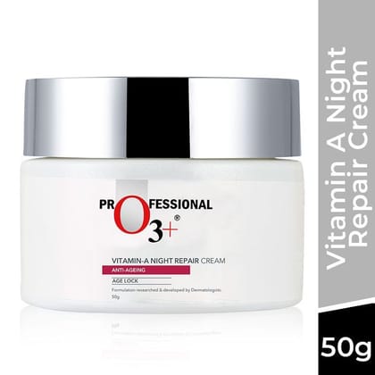 O3+ Vitamin-A Night Repair Anti-Ageing Cream (50gm)