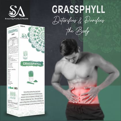 GRASSPHYLL(Effective Weight Management, Natural Detoxification, Anti-Inflammation & Energy Supplement For Men & Women)