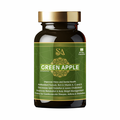 GREEN APPLE(Supports Healthy Weight Management, Rich in Dietary Fiber, Promotes Metabolism Enhancement)