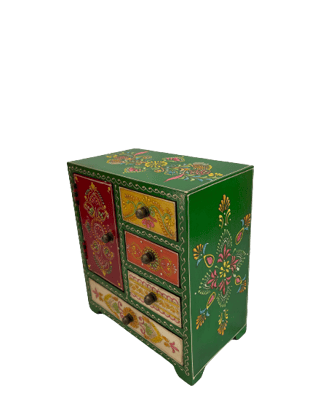 wooden 3 drawer jewelry box