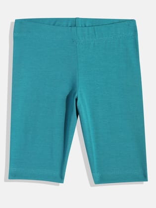 Girls Turquiose Blue Capris