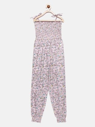 Girls Pink Jumpsuit