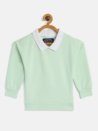 Girls Green Sweatshirt