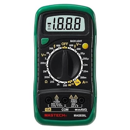 Mastech MAS830L Digital Pocket Multimeter (Assorted)