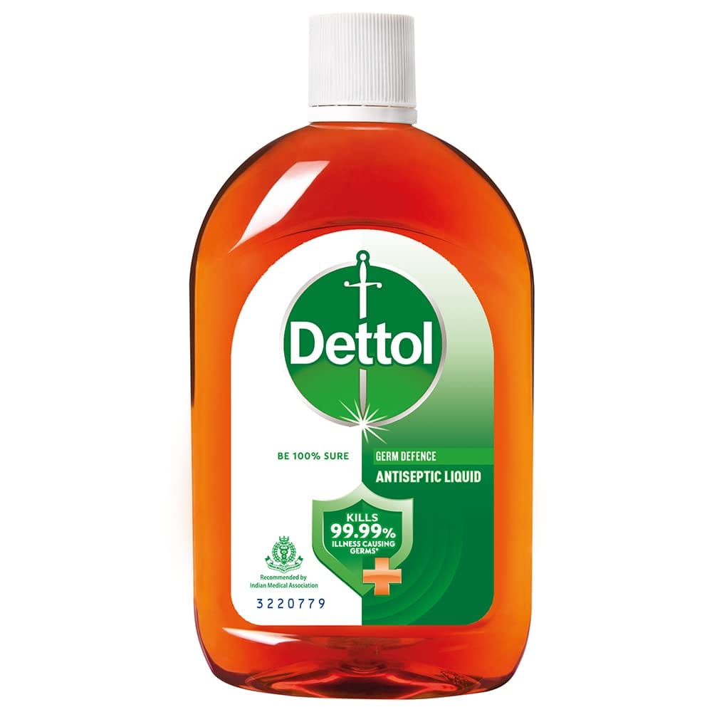 Dettol Antiseptic Liquid for First Aid , Surface Disinfection and Personal Hygiene , Pack Of 2 x 250ml