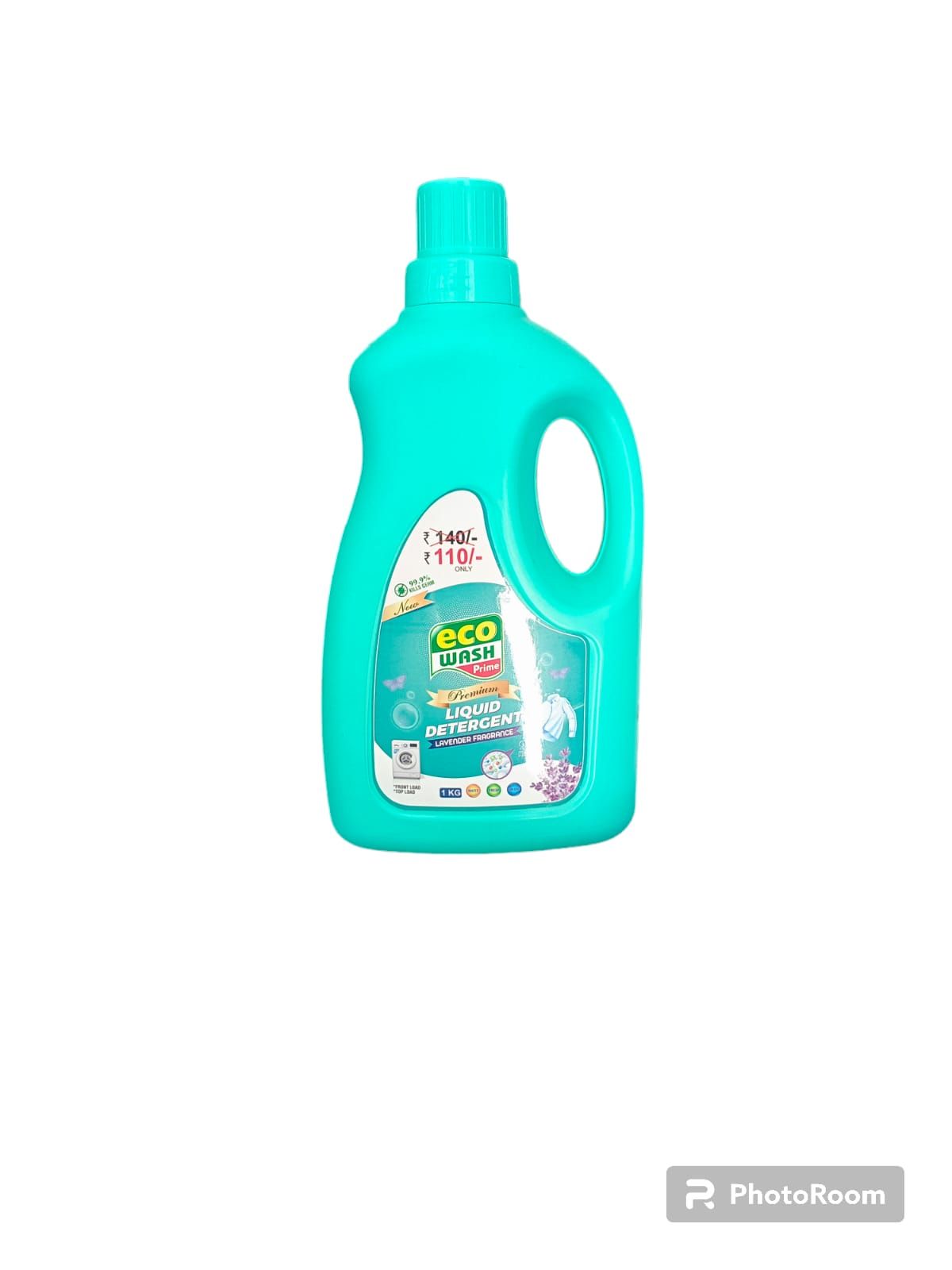 ECOWASH PRIME DETERGENT LIQUID 1L