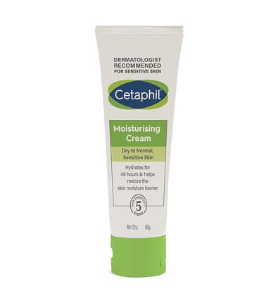 Cetaphil Moisturising Cream for Face & Body , For Dry to Normal, Sensitive Skin, 80 gm