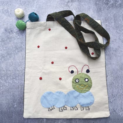 CATERPILLAR APPLIQUE TOTE BAG