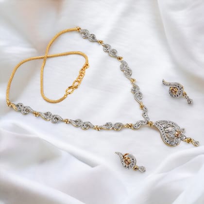 Buy Lucky Jewellery Designer Gold Plated Kamarband White