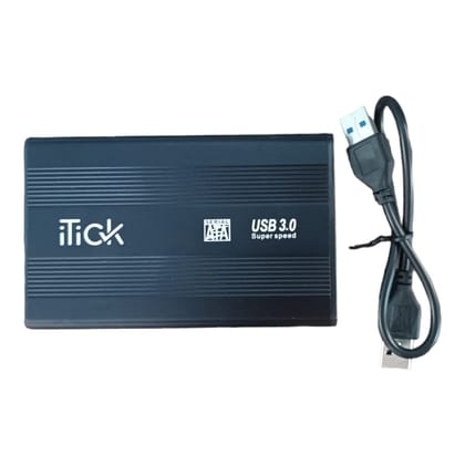 SATA 2.5 inch CASE USB 3.0 (Black) SSD/HDD Portable External Aluminum Body