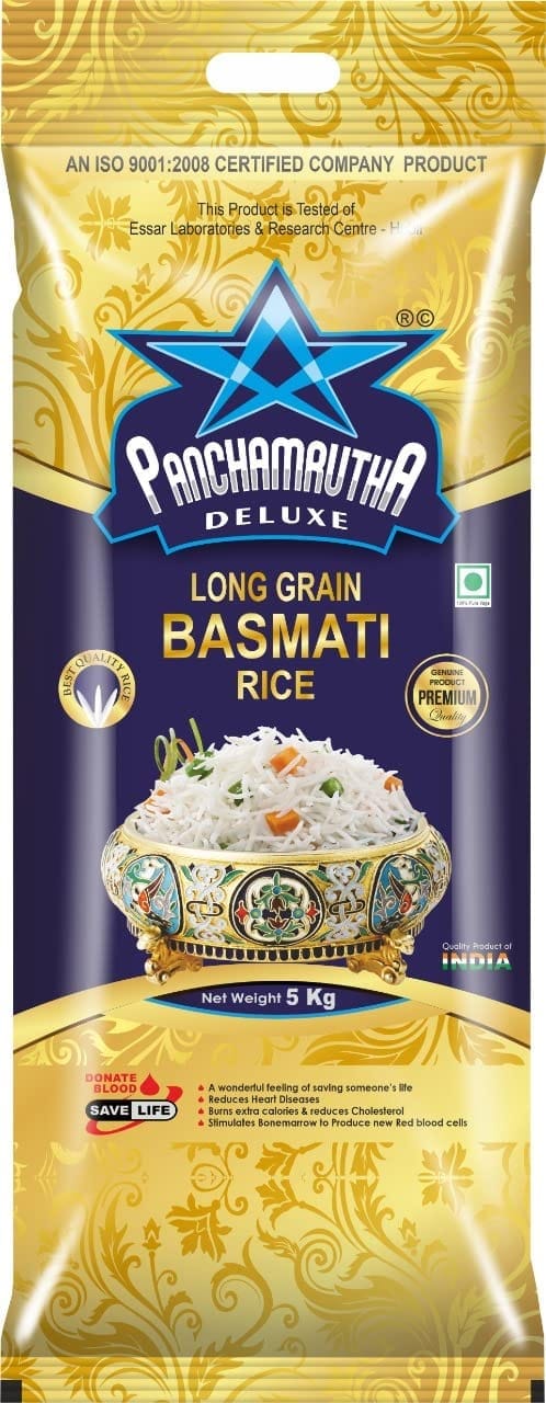 1121 BASMATI RICE (5KG),  PANCHAMRUTHA DELUXE