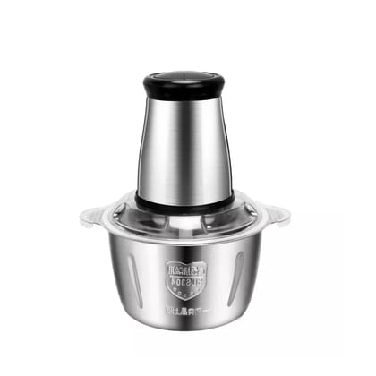 URBAN CREW 3LTR ELECTRIC FOOD PROCESSOR STAINLESS STEEL ONION CUTTER MULTI CHOPPER 2 SPEED LEVELS 5 BLADES UNIVERSAL CHOPPER FOR KITCHEN