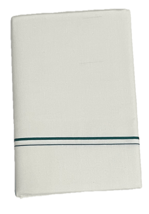 White Cotton Dhotis  -Thin border Dhoti - Mundu - Sarathi - Oosi karai Vesti - Daily Use Dhoti