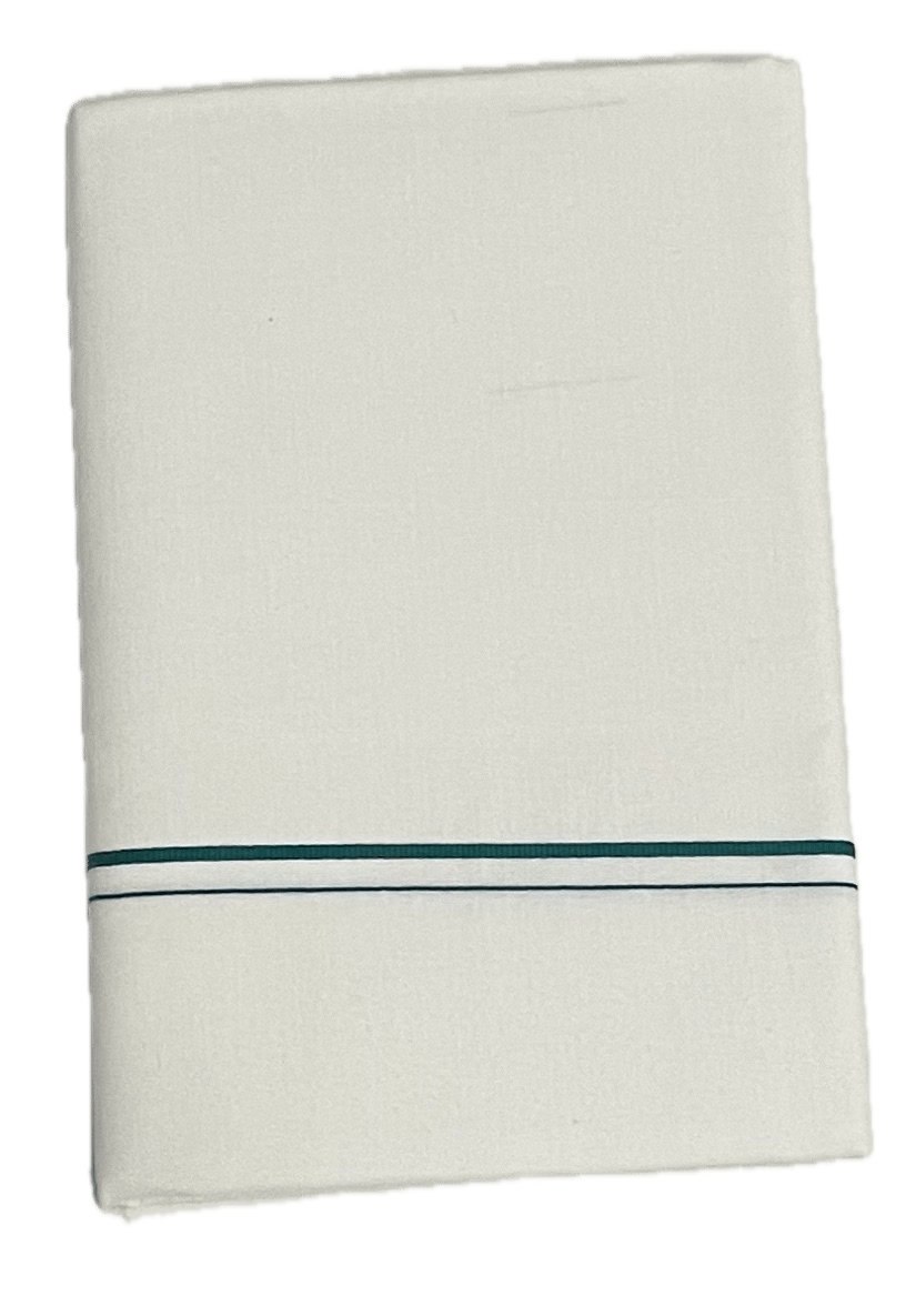 White Cotton Dhotis  -Thin border Dhoti - Mundu - Sarathi - Oosi karai Vesti - Daily Use Dhoti