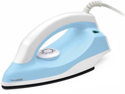 Lazer Glide Dual Indicator 1000 W Dry Iron  (Sky Blue, White)