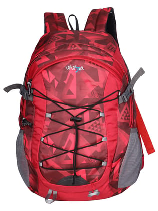 VIVIZA V-124 CASUAL BACKPACK FOR MEN AND WOMEN RED