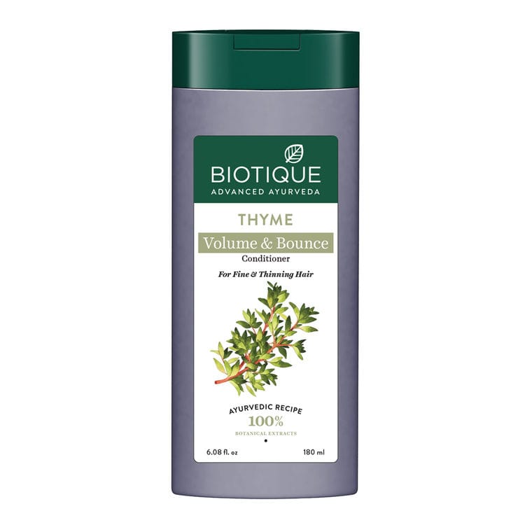 Biotique Bio Thyme Volume & Bounce Conditioner For Fine & Thinning Hair (180ml)